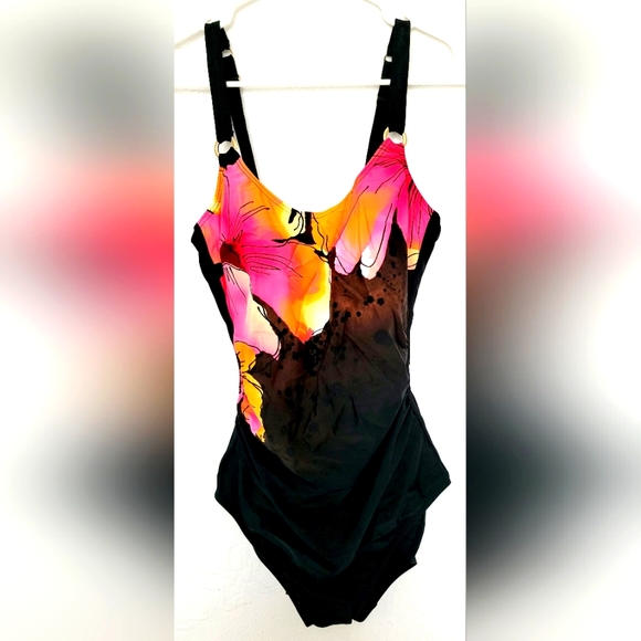 Christina Other - Christina Women's Chic/Vibrant Floral One Piece Swimsuit 12D